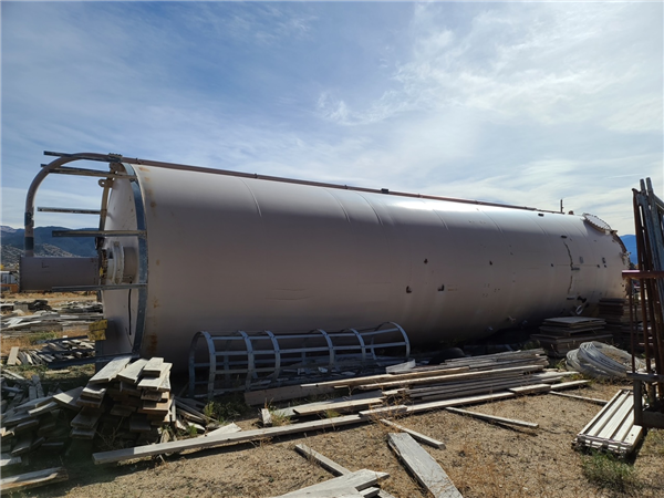 Peabody Tectank Lime Storage Silo, 12' X 45' H, 3700 Cu.ft.)